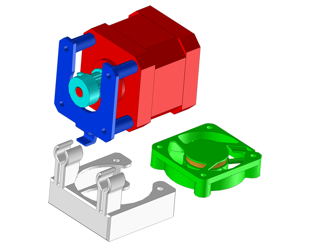 Ultimaker - Support Ventilateur Moteur